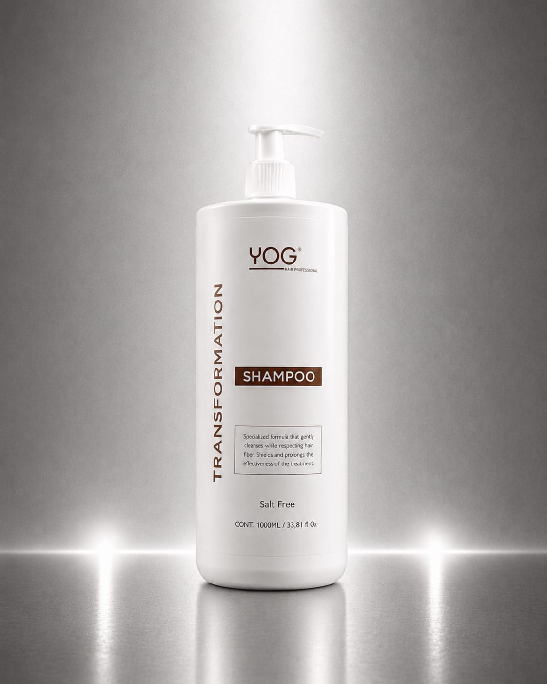 YOG TRANSFORMATION SHAMPOO 1000ML - SALT FREE & FRIZZ CONTROL