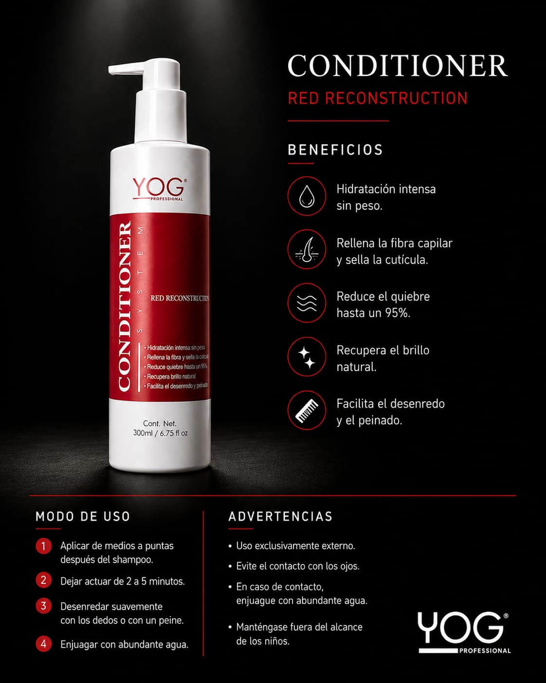 RED RECONSTRUCTION CONDITIONER