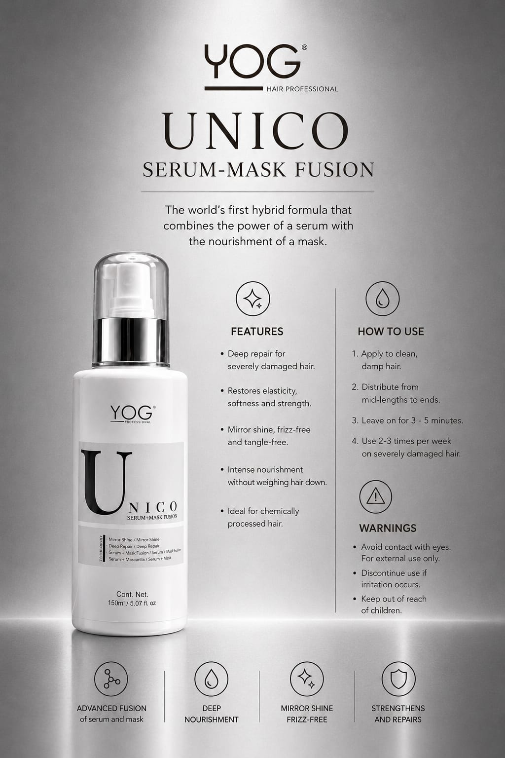 ÚNICO SERUM + MASK FUSION (OVERNIGHT TREATMENT)